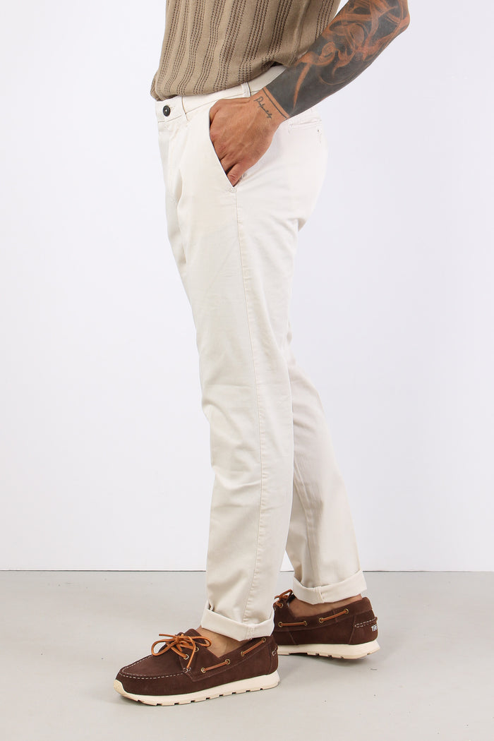 Chino Slim Gabardina Panna-5