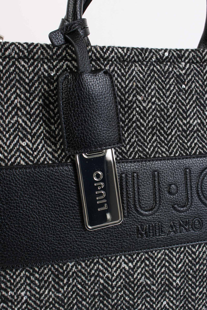 Shopping Tweed Nero-7