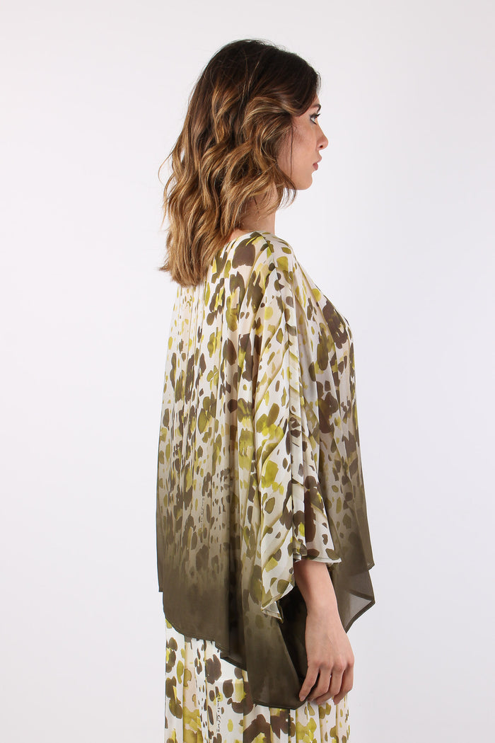 Blusa Pieghe Fantasia Edera-7
