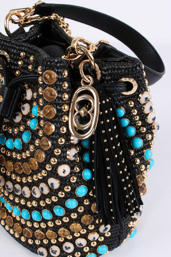 Secchiello Rafia Black-4