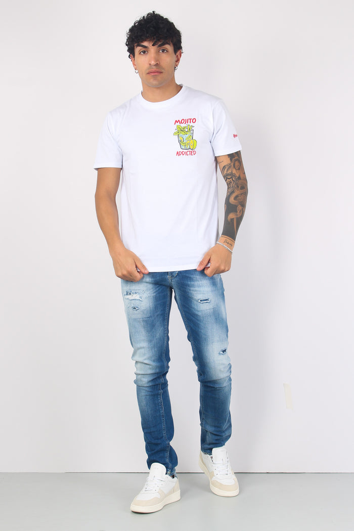 T-shirt Mojito Addicted Bianco-4
