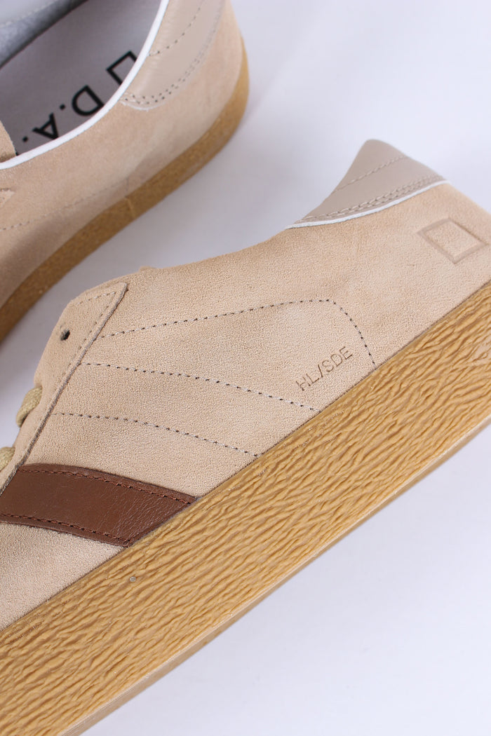 Sneaker Hill Low Suede Beige-4