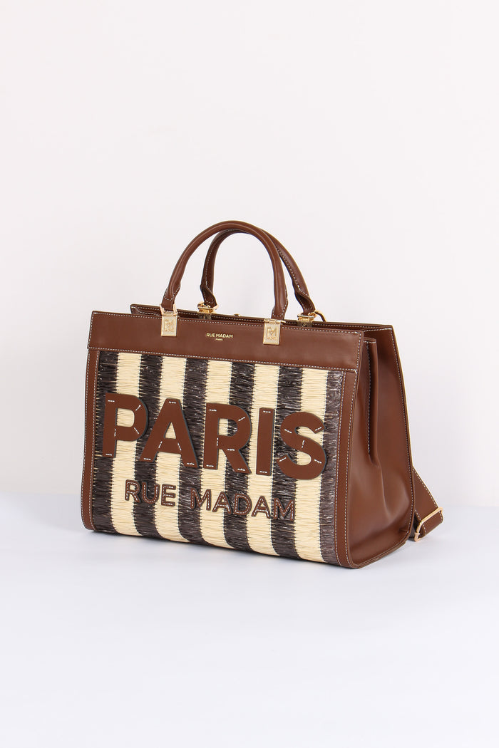 Shopping Bimateriale Mix Brown-2