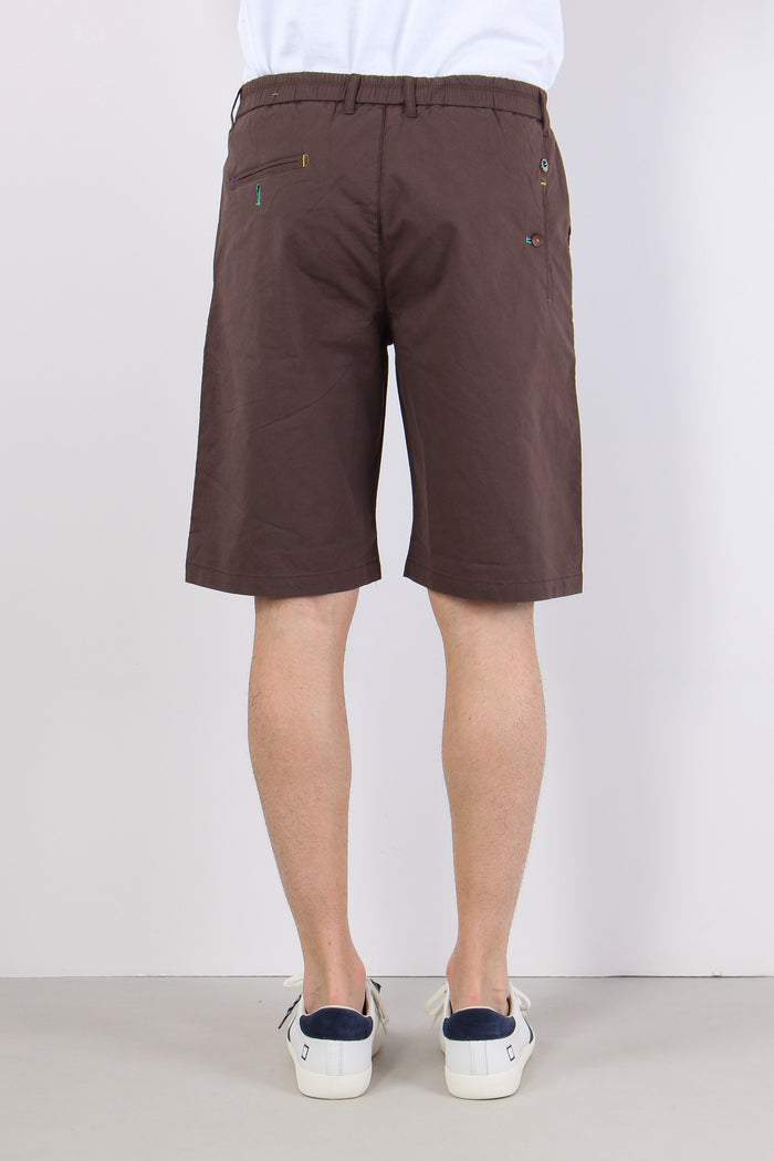 Bermuda Pantalccio Misto Lino Caffe-5