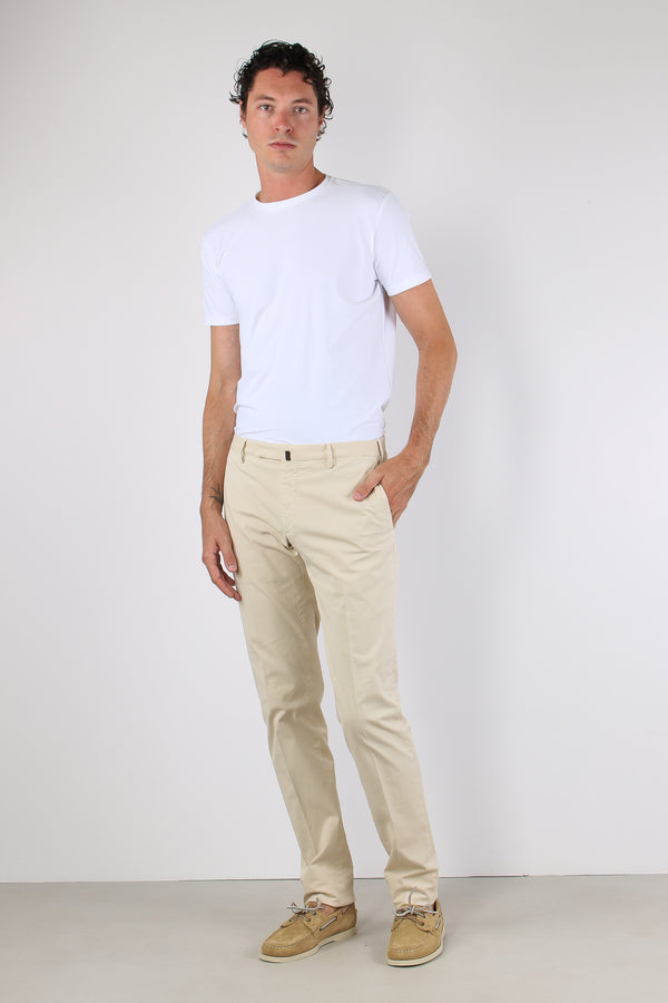 Pantalone Tasca America Tela Royal Avorio