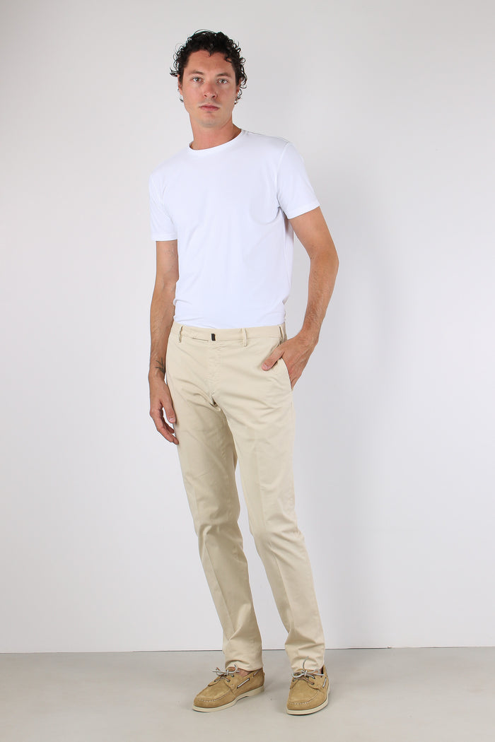 Pantalone Tasca America Tela Royal Avorio