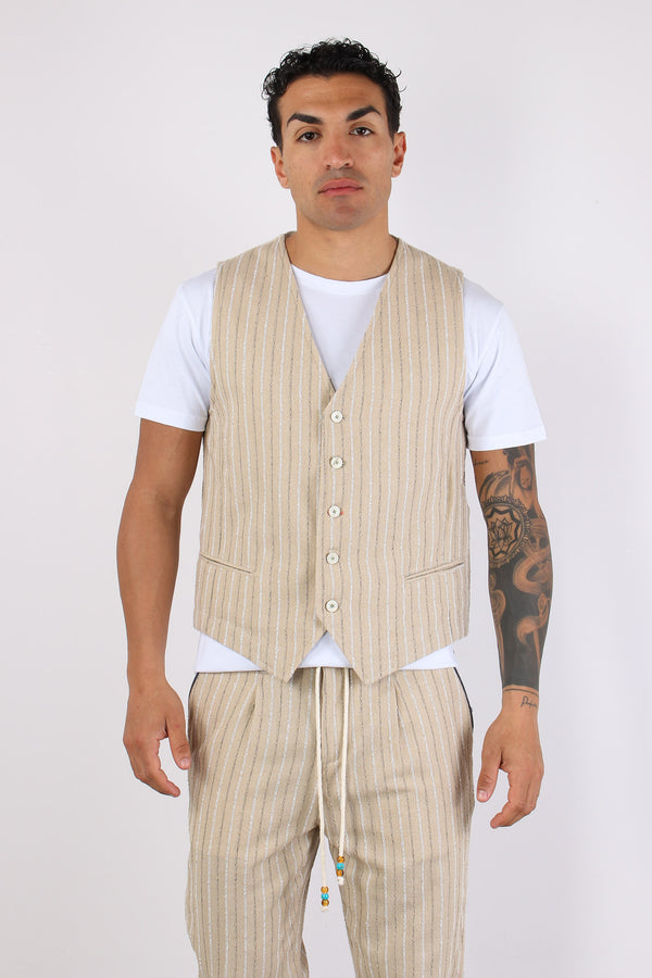 Gilet Riga Beige