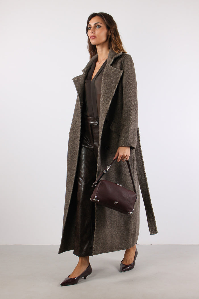 Cappotto Lungo Spinato Moro-2