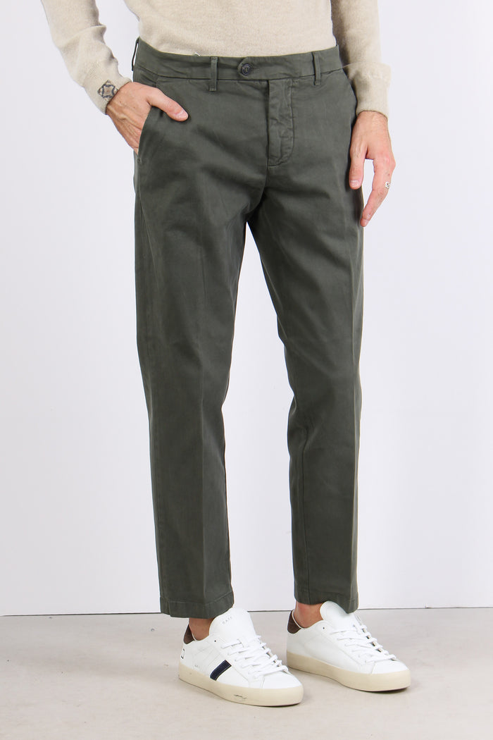 Pantalone Chino Gabardina Green-5