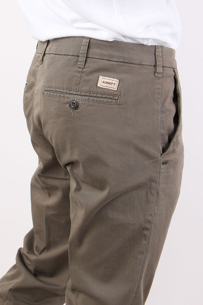 Chino Slim Gabardina Grigio-6