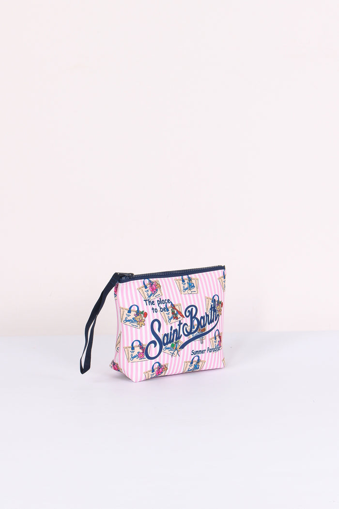 Aline Pochette Charms Rosa-5