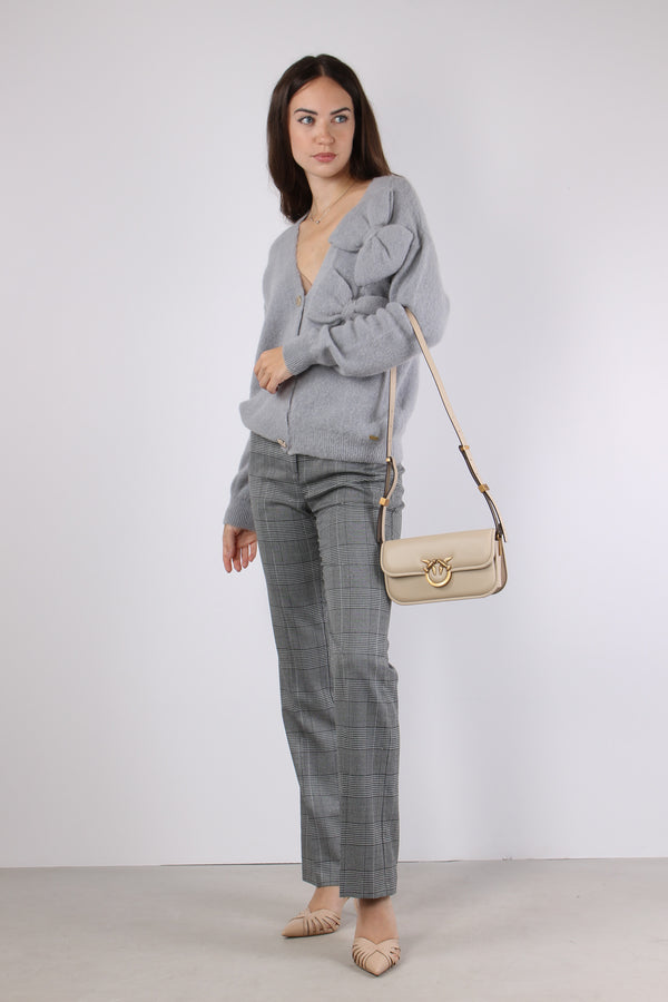 Cardigan Doppio Fiocco Ash