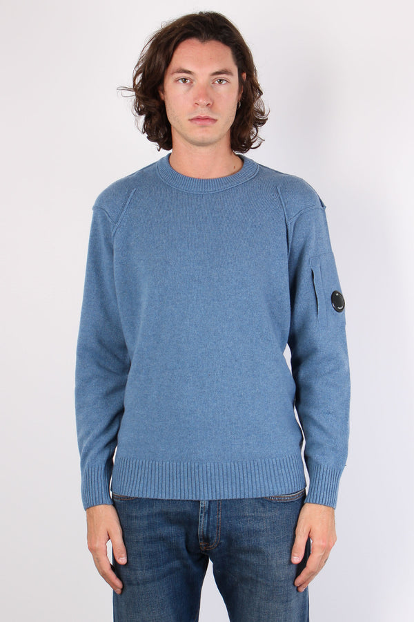 Maglia Girocollo Lambswool Flint Stone