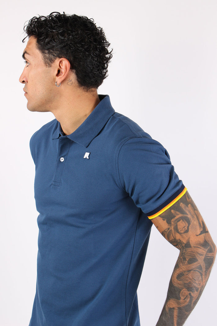 Polo Collo Contrasto Blue Insignie-6