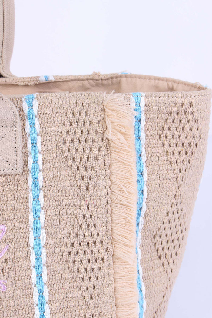 Shopping Canvas Logo Beige-7