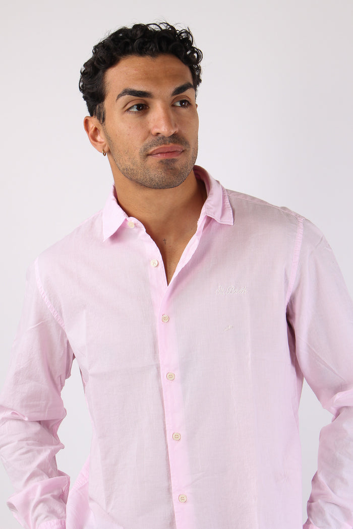 Camicia Mussola Rosa-3