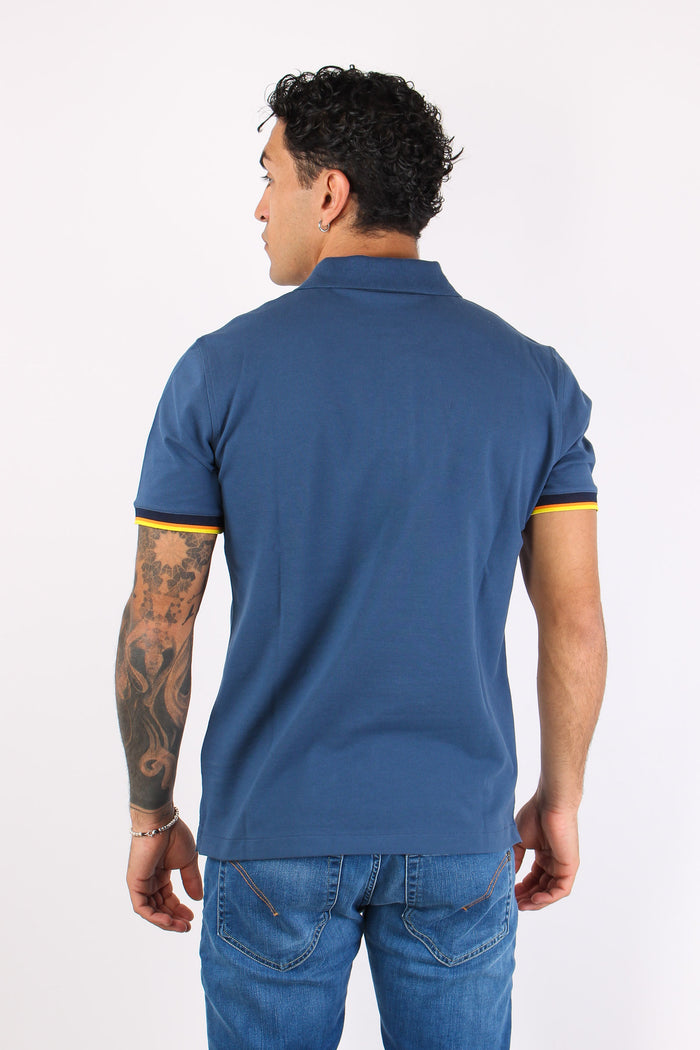 Polo Collo Contrasto Blue Insignie-5
