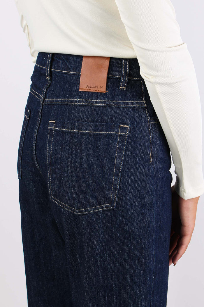 Denim Regular Risvolto Denim Blu-7