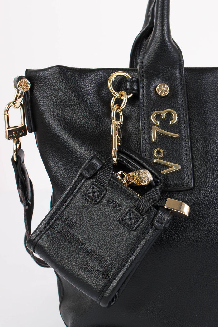 Matilda Mini  Shopping Charm B Nero-4