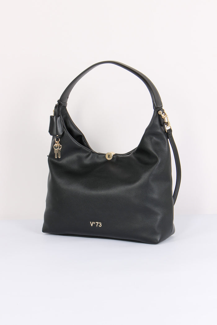 Keira Hobo Grande Tracolla Nero-3