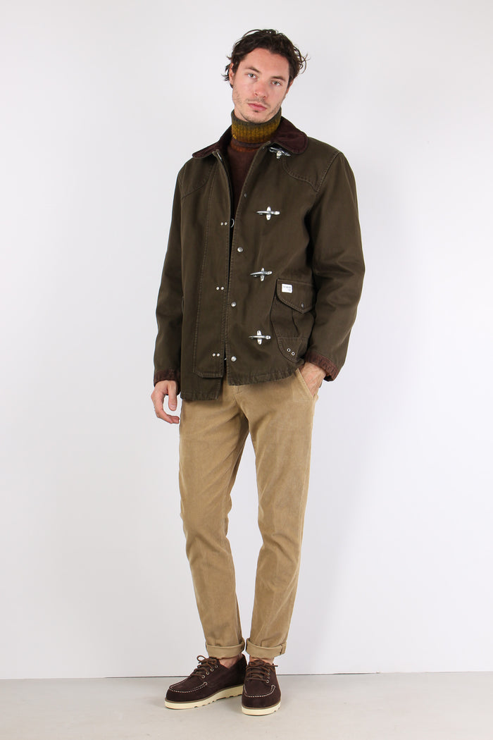Cappotto 4 Ganci Canvas Militare-5