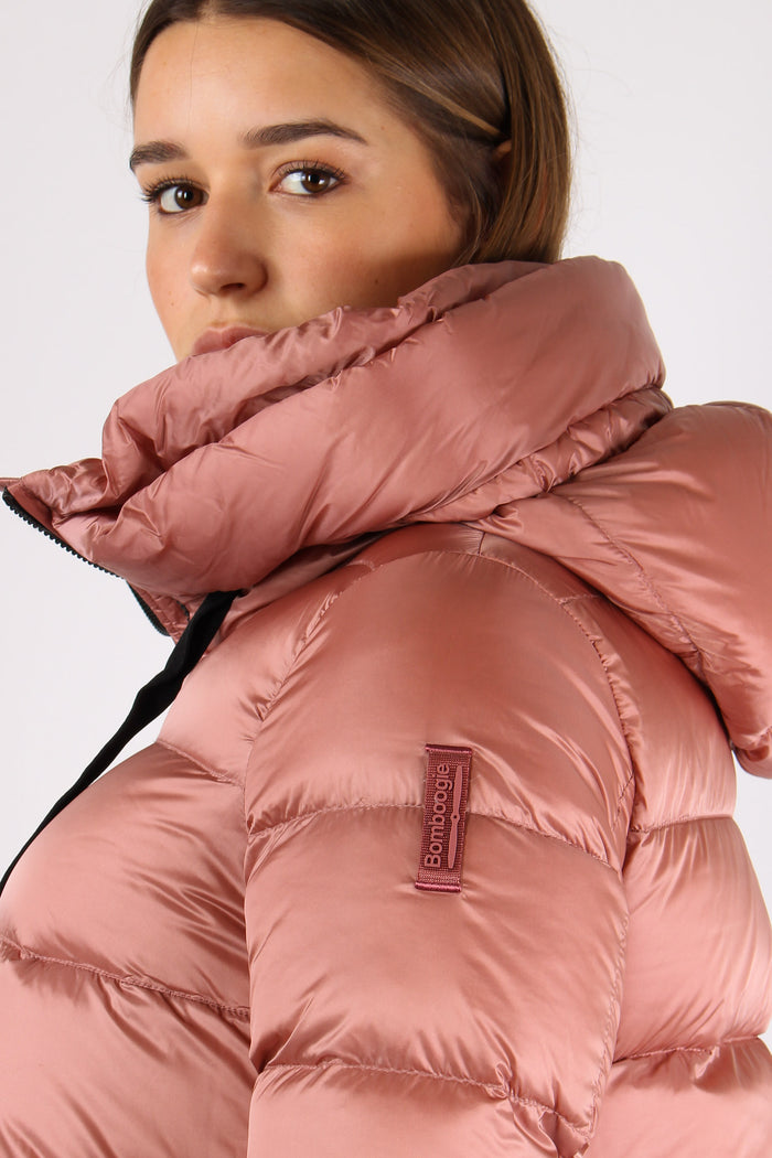 Piumino Nylon Cangiante Blush Pink-8