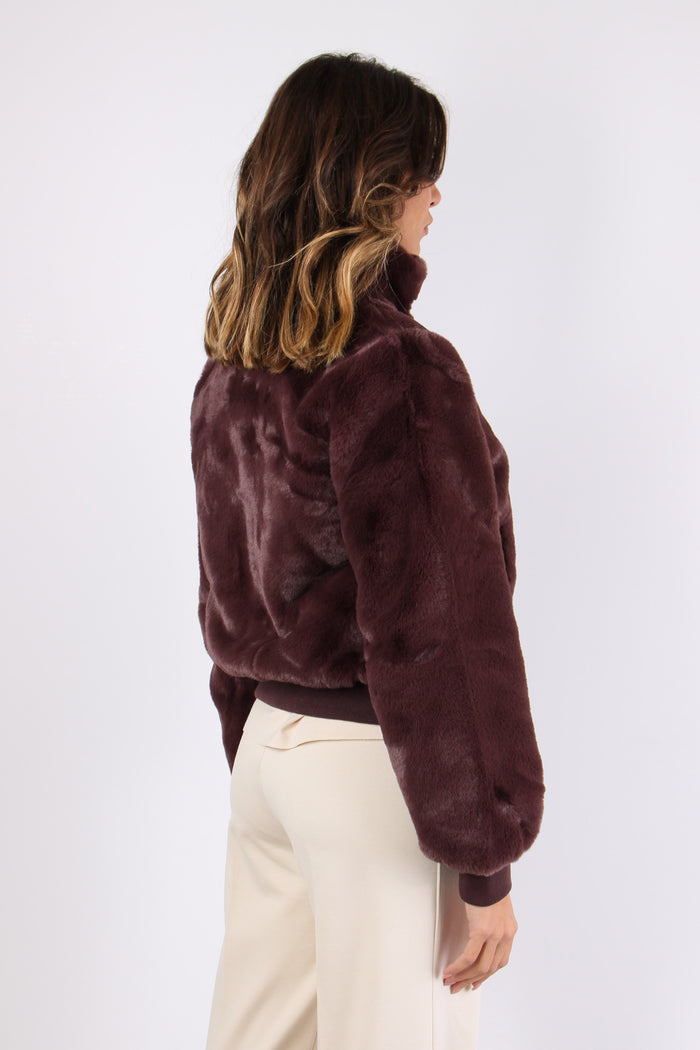 Bomber Gancio Collo Chocolate Bean-7