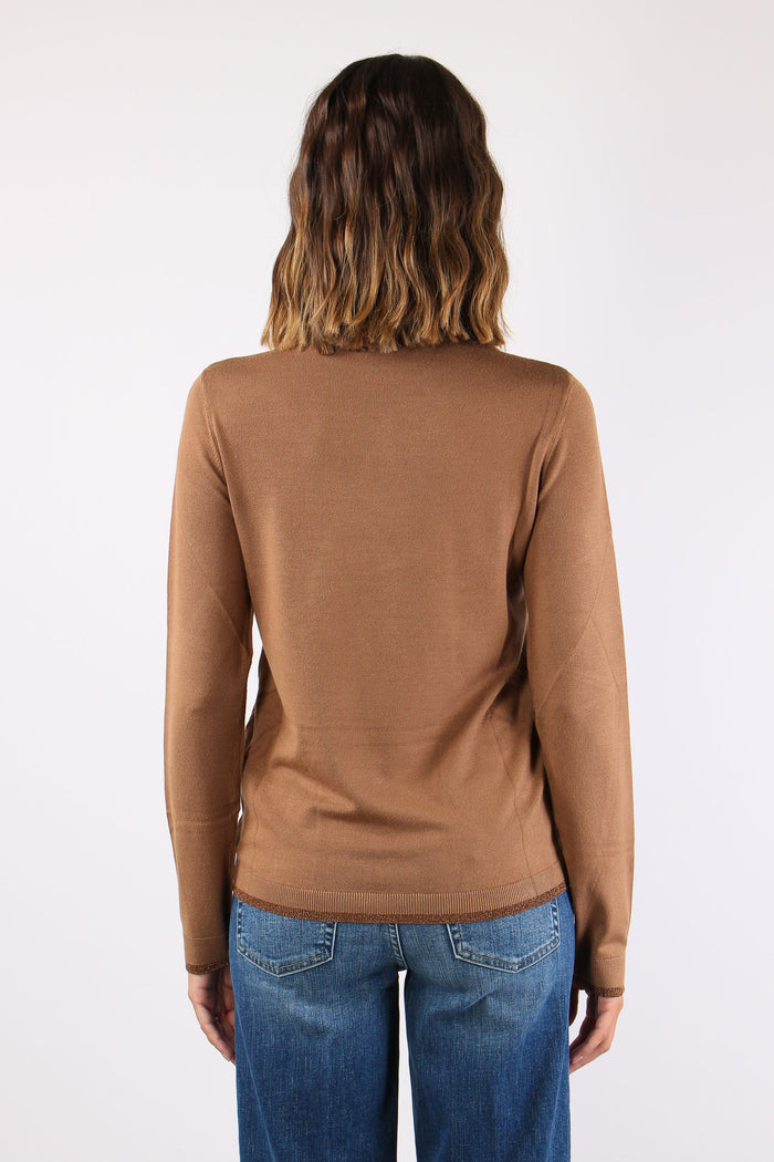 Collo Alto Viscosa Lurex Nero-4