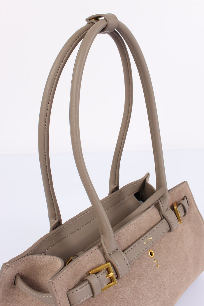 Valegro Baguette Suede Fibbie Sand-5