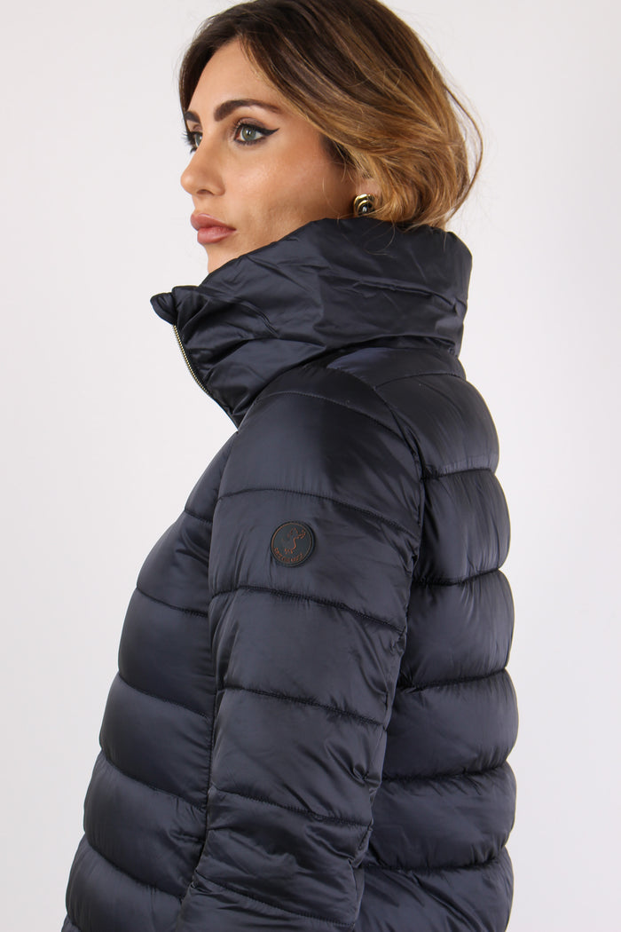 Lydia Giubbotto Svasato Blue Black-8