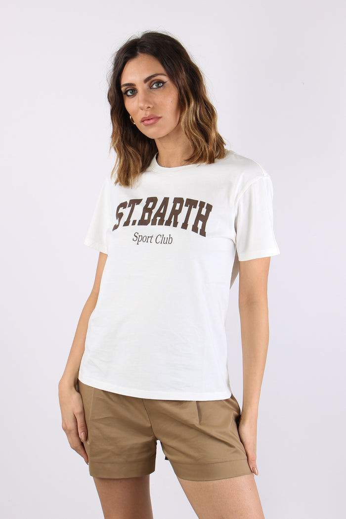 T-shirt Scritta Bianco/moro-2