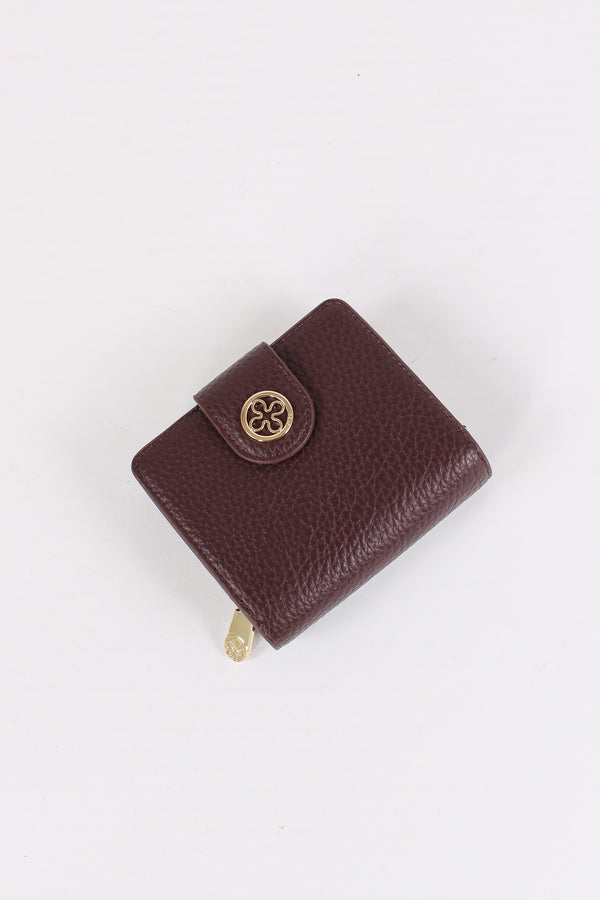 Federica W Portafoglio Piccolo Bordeaux-2