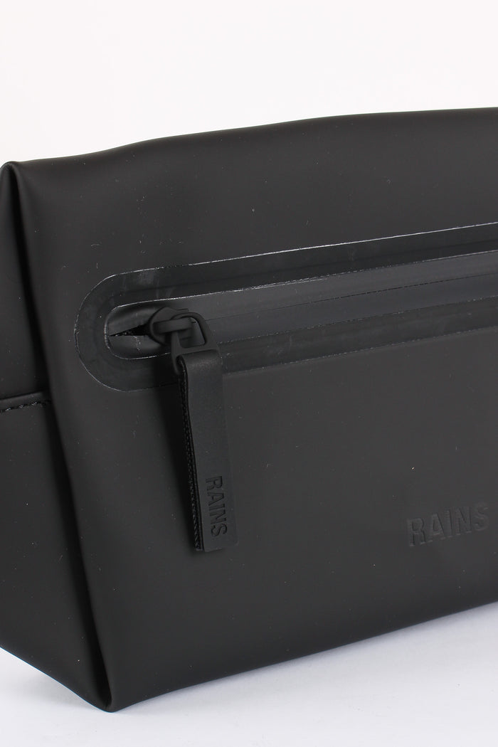 Wash Bag Zip Black-4