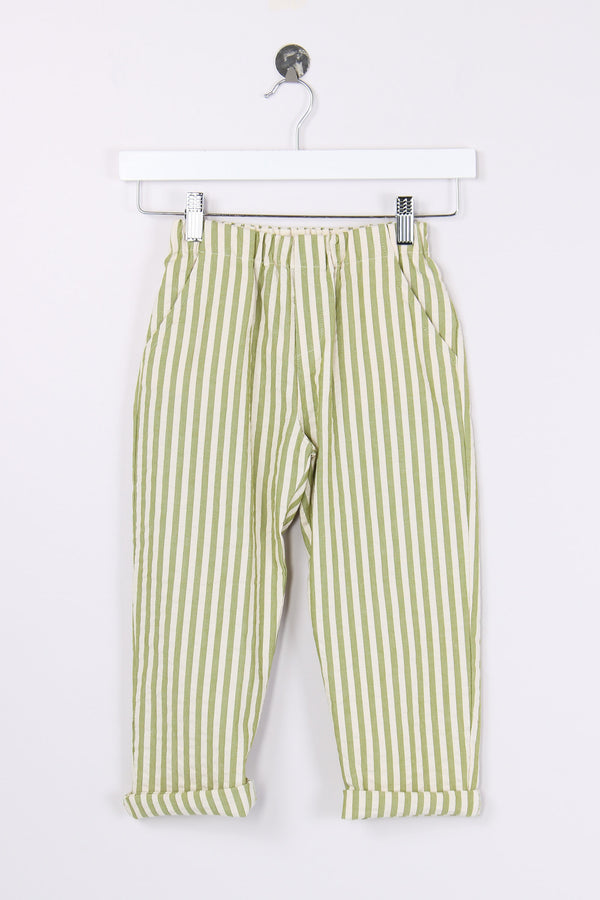 Pantalone Riga Verde/bianco