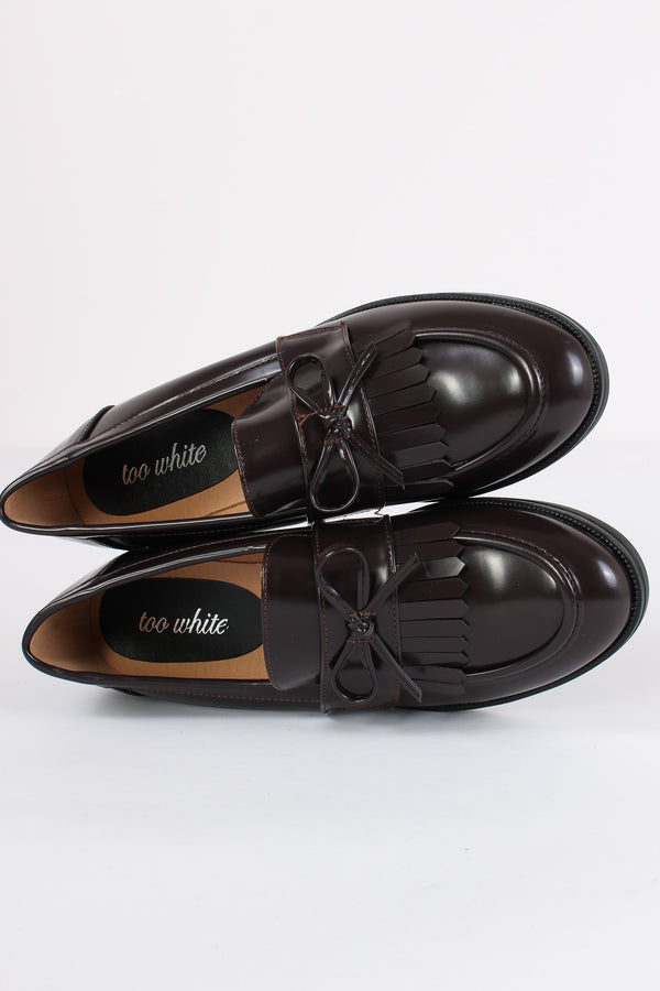 Mocassino Lucido Nappine Brown-2