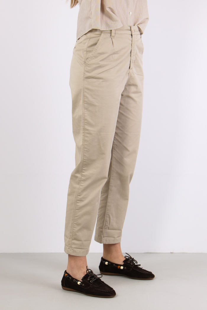 Chino Regular Elastico Dietro Sabbia-6