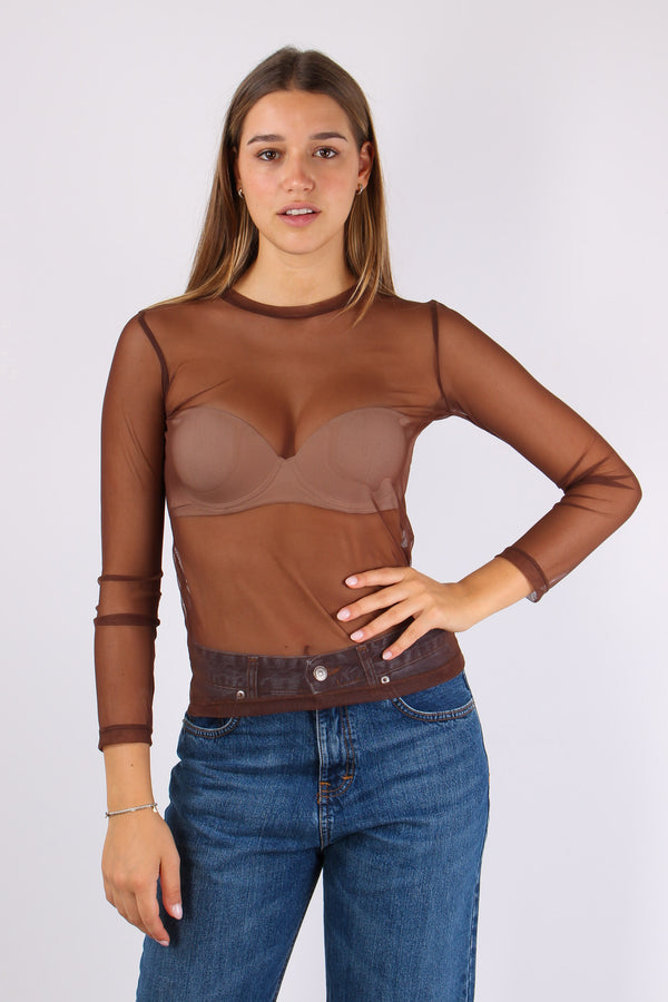 T-shirt M/l  Tulle Cioccolato-2