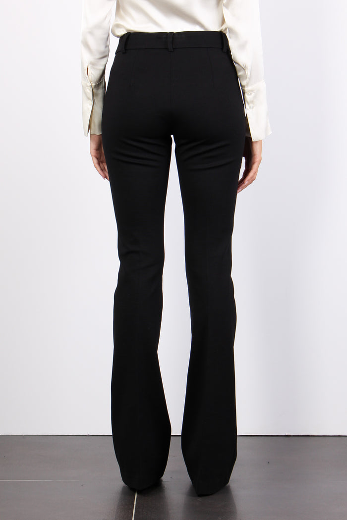 Pantalone Punto Milano Flare Nero-4