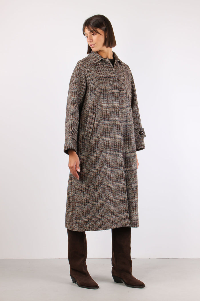 Cappotto Loden Principe Galles Bruciato-6