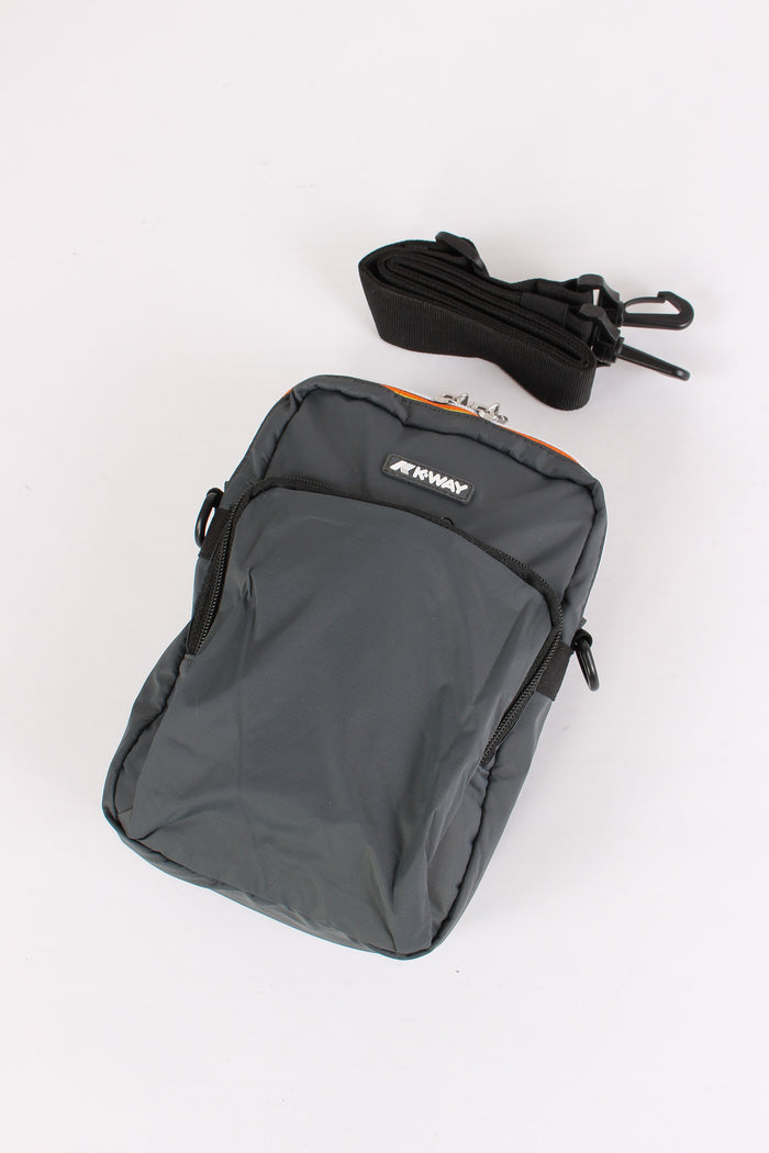 Borsa Tracolla Nylon Grey Shadow-2