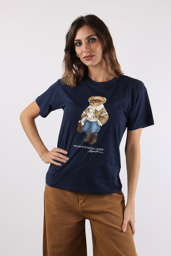 T-shirt Stampa Orso Modnight Ocean-2