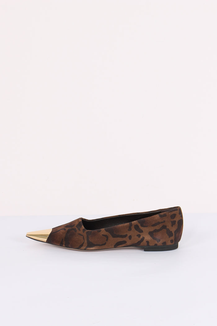 Ballerina Animalier Punta Oro Animalier-7