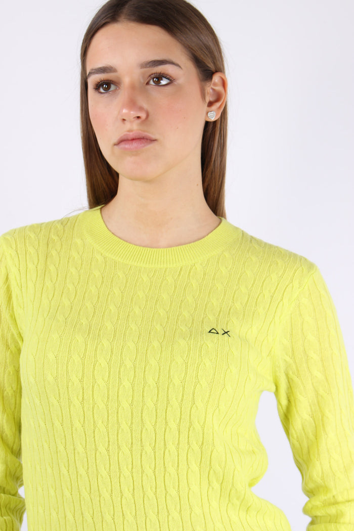 Girocollo Trecce Giallo-8