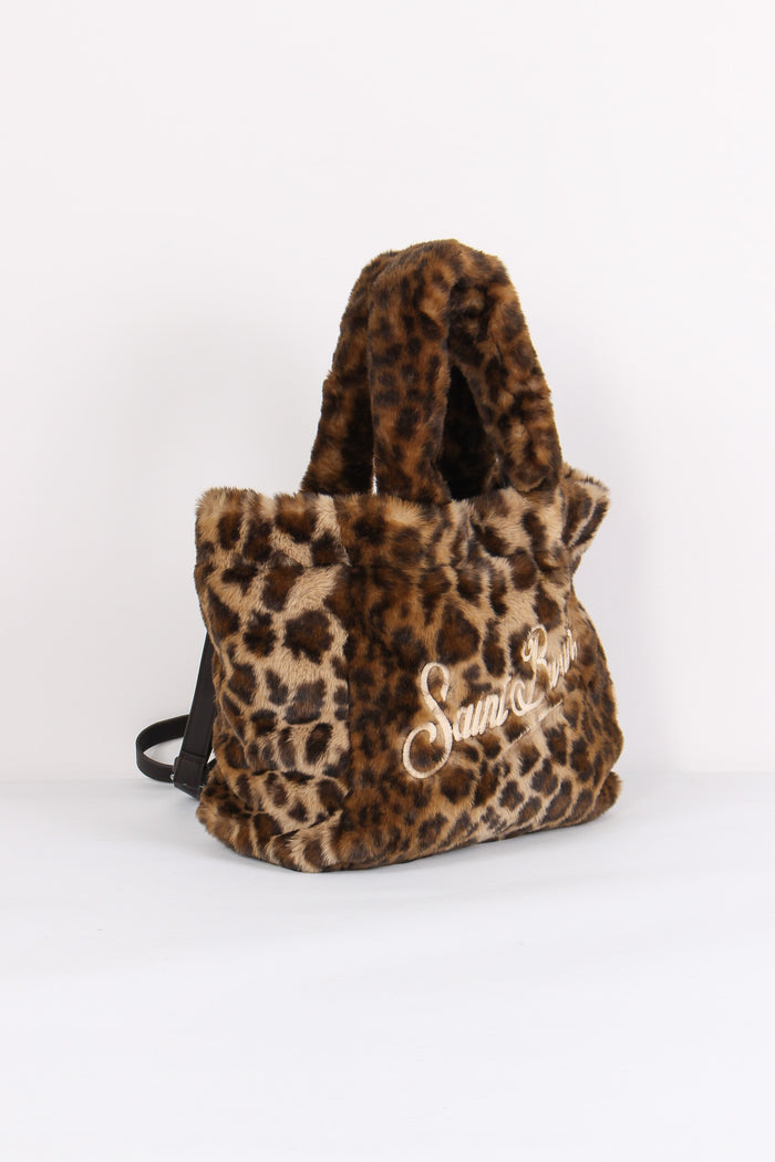 Borsa Mano Pelliccia Animalier Leopard-6