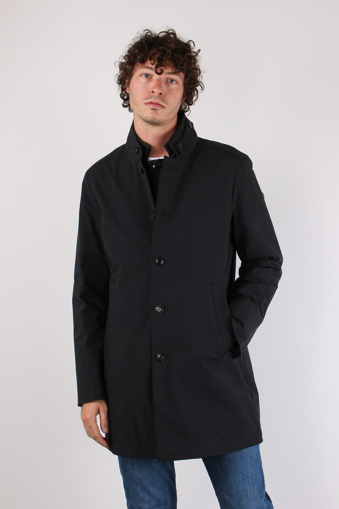 Cappotto Pettorina Staccabile Nero