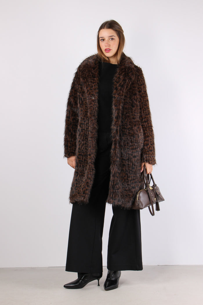 Ecopelliccia Lunga Macula Macula