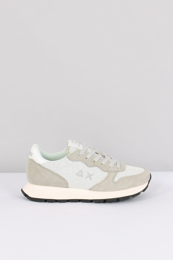 Sneakers Ally Glitter Textile Argento