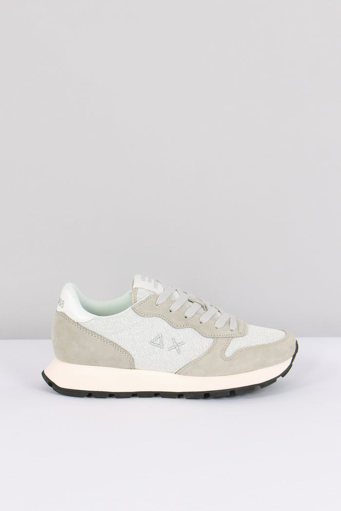 Sneakers Ally Glitter Textile Argento
