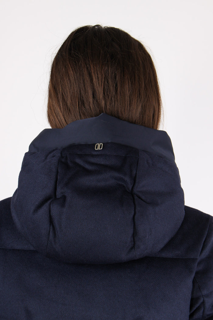 Giubbotto Corto Svasato Bimate Blu Intenso-10