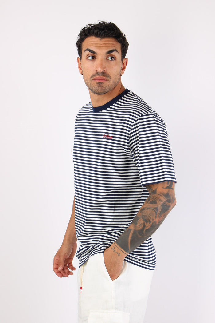 T-shirt Righe Blu/bianco-6